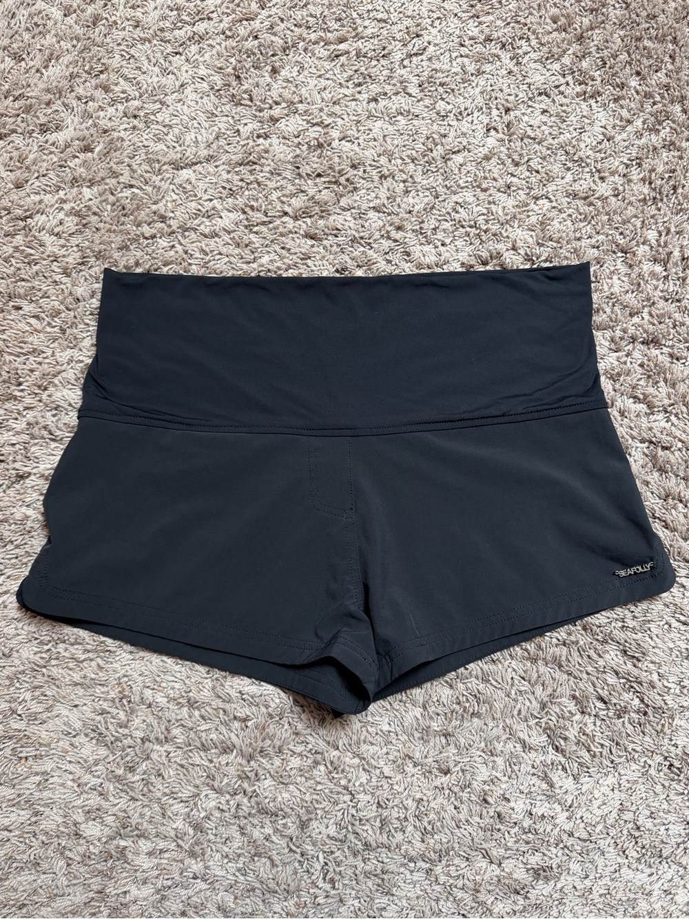 Seafolly Australia Swim Shorts in Black Size Large